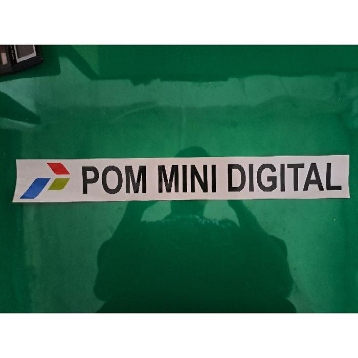 

Stiker Tulisan Pom Mini Digital Sticker Larangan Sticker Pasti Puas
