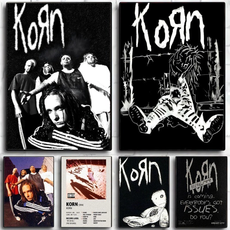 

Metal Rock Band K-Korn Poster Wall Art Home Decor Room Decor Living Room Restaurant Kitchen Art