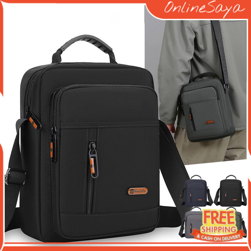 HH76 Tas Selempang Pria Import HandBag Sling Bag 865 WaterProof Anti Air Berkualitas