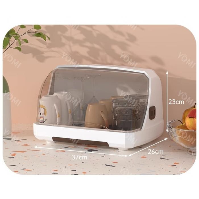 YOMI Rak piring Plastik S07/ Rak Pengering Botol Bayi / botol susu /Rak Cangkir / rak piring wastafe