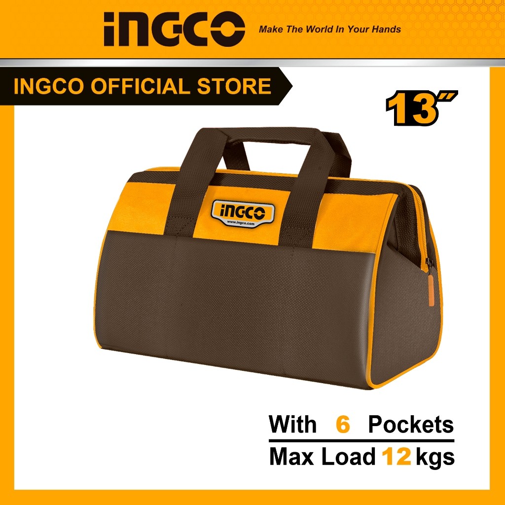 TAS PERKAKAS JINJING 13" 6 KANTONG INGCO HTBG281328