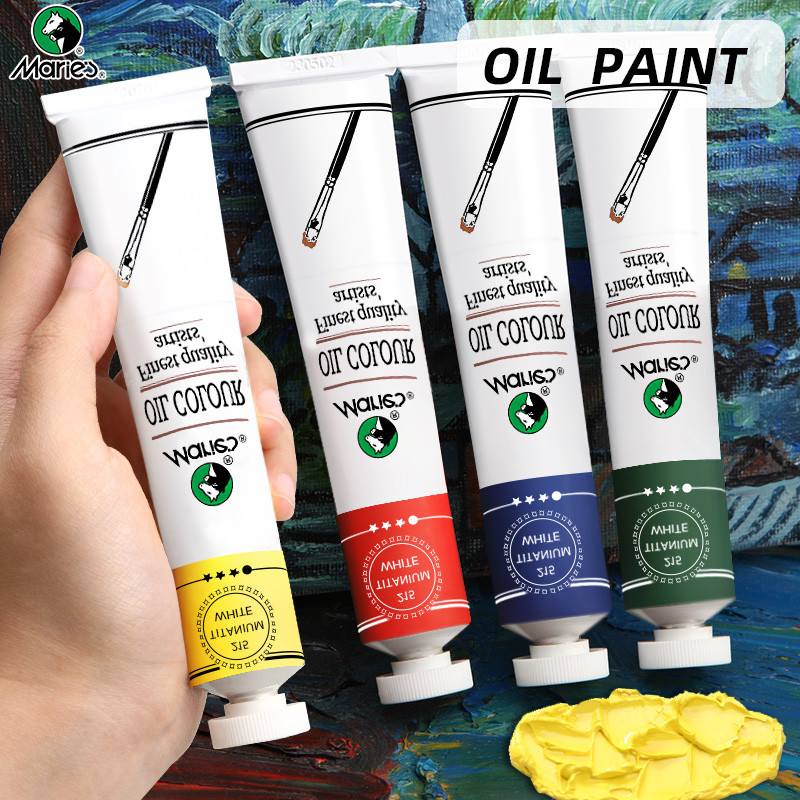 

50ml Marie's Oil Paints,Professional Oil Based Pigments Art Supplies for Craft Painting,Rich Colors,Gifts for Artist,Beginners