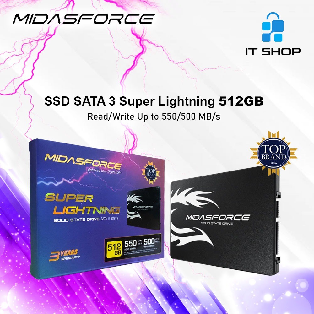 Midasforce SSD Superlightning 512GB