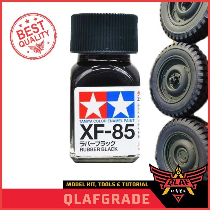 

Tamiya Enamel XF85 XF 85 Rubber Black cat Gundam model Kit paint - Rubber Black