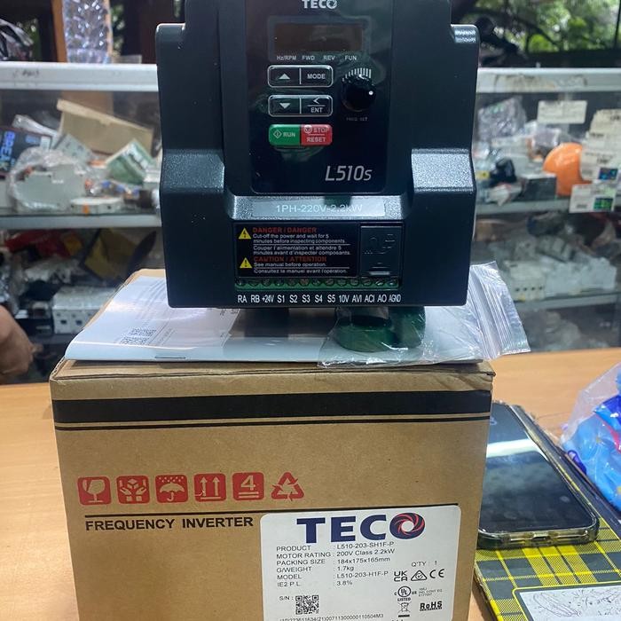INVERTER TECO L510-203-SH1F-P 3HP 2.2KW 220V