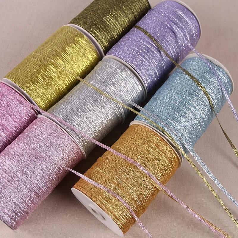 

3MM*18M Sewing Piping Fabric Ribbons for Crafts Golden Ribbon Ribbons for Decorating Gon Ribbon packages Decorative packing tape