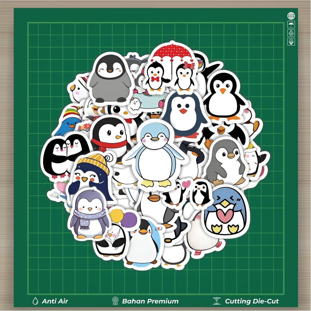 

HOT 50 PCS STIKER Stiker Little Pinguin Stiker Fashion Cars Decal Dingin Kartu Album Custom Vinyl Anti Air- Sticker Aesthetic Buku Journal Koper Casing HP Tablet Laptop Helm Motor Botol Minum
