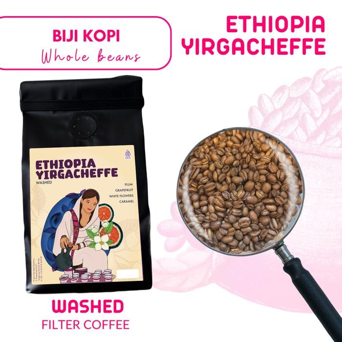 

Biji Kopi Arabika Ethiopia Yirgacheffe Specialty Limited Realese - Beans, 200gr