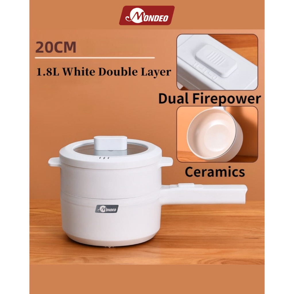 Mondeo Panci Listrik 1.8L fry Pan Elektrik Serbaguna