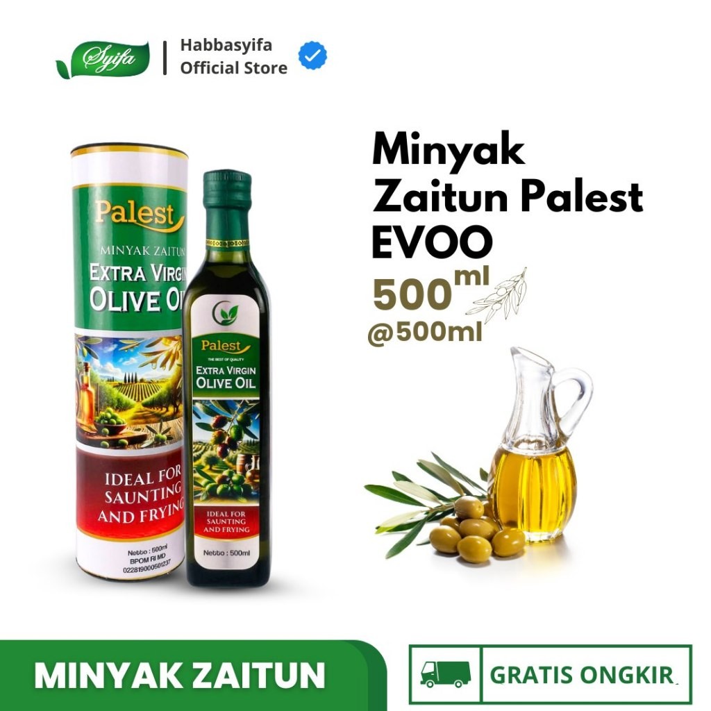 

Minyak Zaitun Palestin Extra Virgin Oil 500 ml