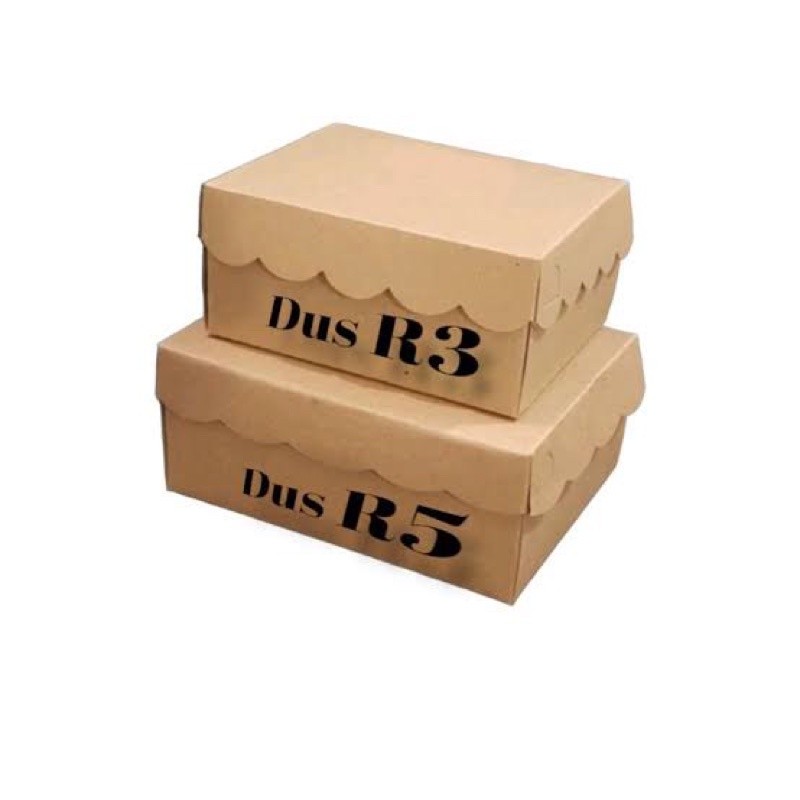 

HCS - KOTAK NASI DUS KUE COKLAT KRAFT MURAH R3 , R5 310 GSM PER (10 LEMBAR )