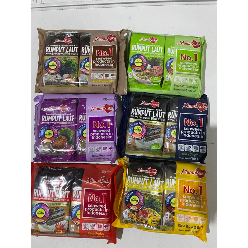 

Mamasuka Rumput Laut Nori 4.5g