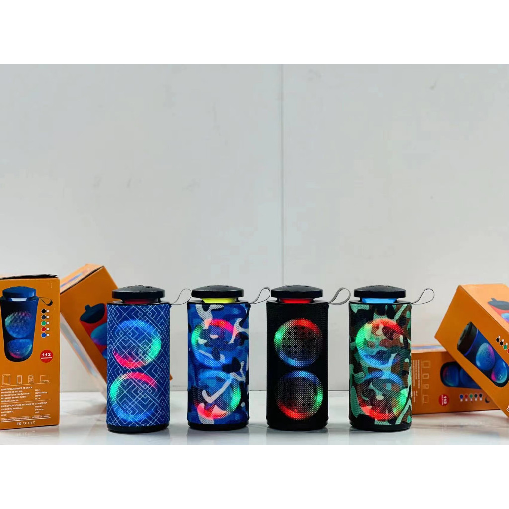 Speaker Bluetooth Sound Bass Spiker Blutut Lampu LED RGB Speker Bloetooth Portable Wireles