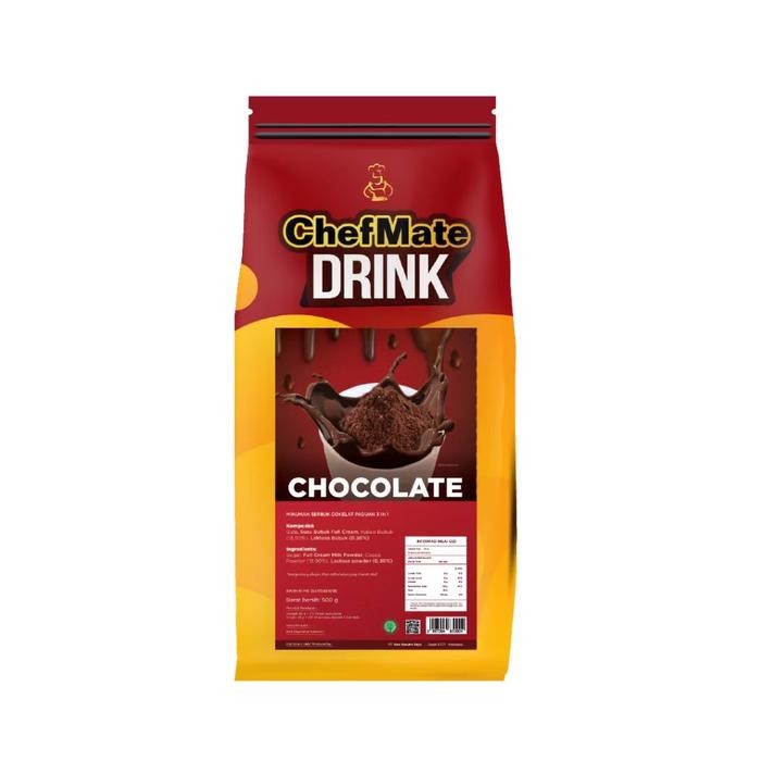 

Terjangkau~[PROMO] ￼Chefmate Drink Bubuk Minuman Coklat Instan 500g Chocolate Drink 3 in 1