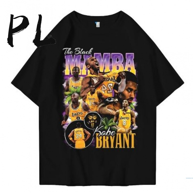 PL Kaos lengan pendek terbaru/Kaos kasual pria/Kaos kasual wanita/Baju longgar/Kebutuhan sehari-hari