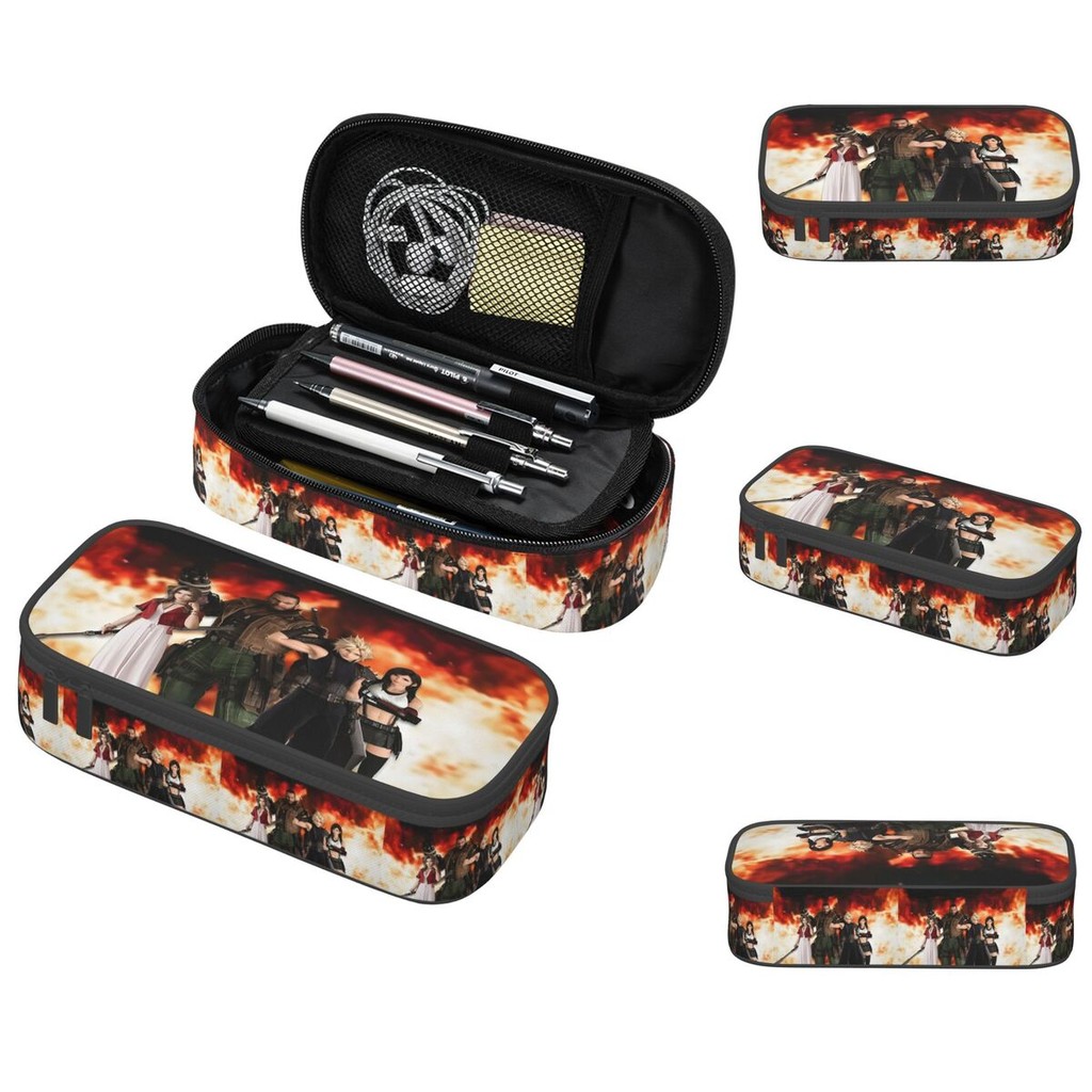 

Final Fantasy VII - All In One Pencil Case for Kids School Pen Box Pencil Bag Stationery Supplies Pen Holder Bag