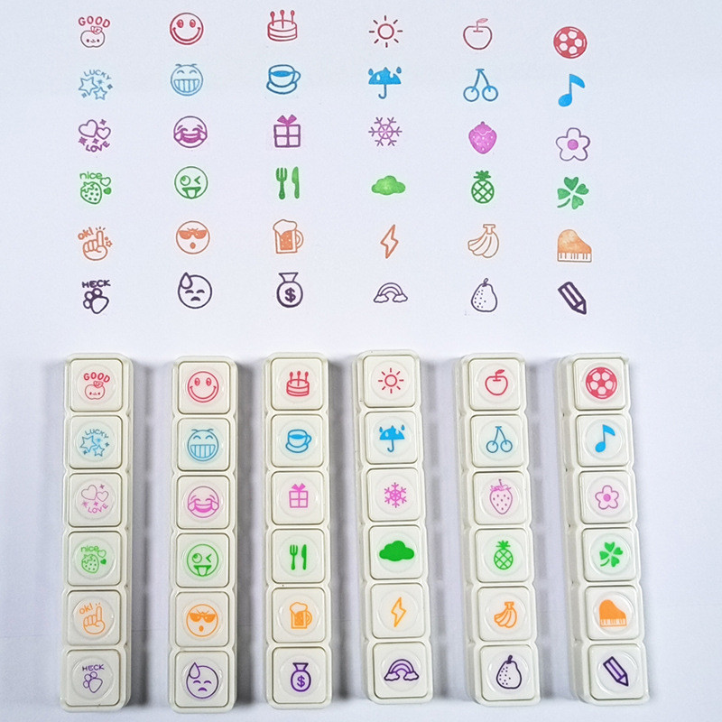 

Kawaii Stamps Decorative Stamps for Scrapbooking Stationery For Arts Diy Crafts Album Journal Planner