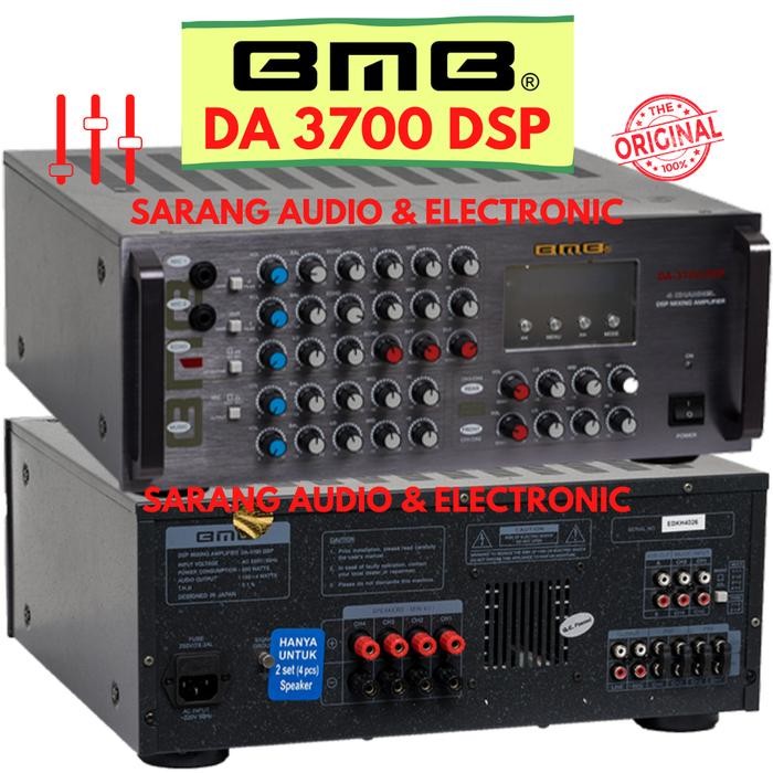 Ampli amplifier BMB DA3700DSP Original BMB DA 3700 DSP KARAOKE