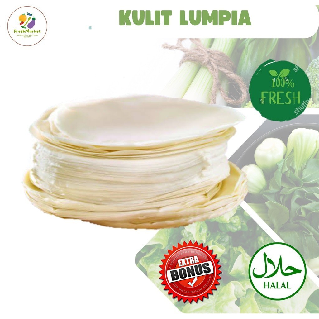 

Kulit Lumpia Segar 45 Lembar Sayurinstant