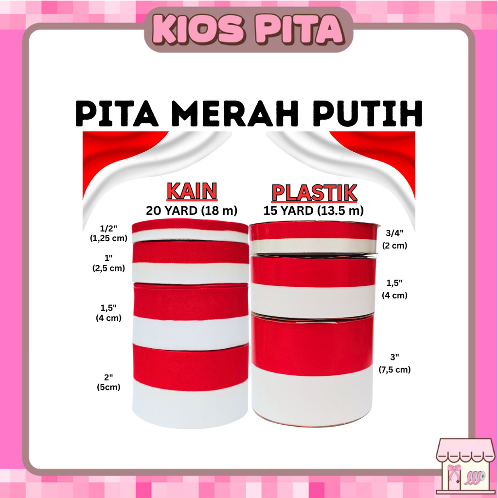 

Pita Merah Putih / Pita Bendera