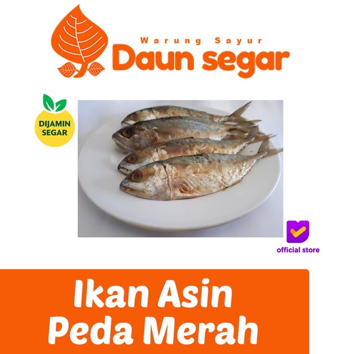 

Daun segar - Ikan Asin Peda Merah Besar 100 gram 250gr 1 kg