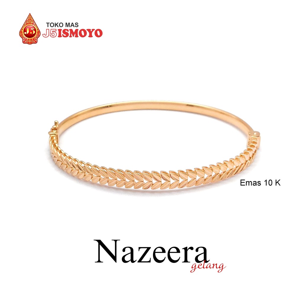 Gelang Emas Mas Asli Model Bangle Nazeera J5 Ismoyo