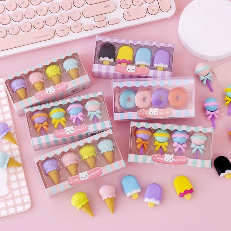 

TC Penghapus Buah Sayur / Eraser Fruit Crocodile Ultraman / Penghapus Set Cute / Penghapus Pensil Model Ice Cream Donat Lolipop / Penghapus Pensil Karakter Lucu