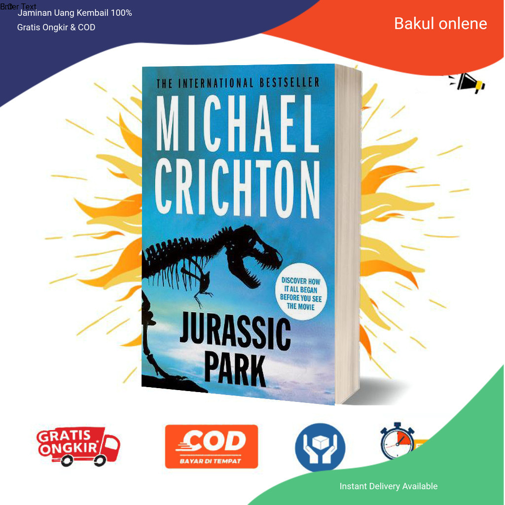 Buku eng Jurassic Park by Michael Crichton (English)