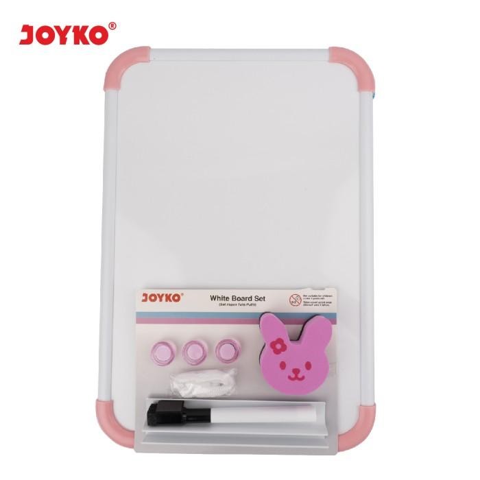 

Papan Tulis Putih Set Whiteboard Set Joyko WBS-160CO - Pink