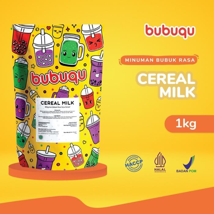 

Cereal Milk Powder Drink Bubuqu 1 Kg - Minuman Bubuk Sereal Susu
