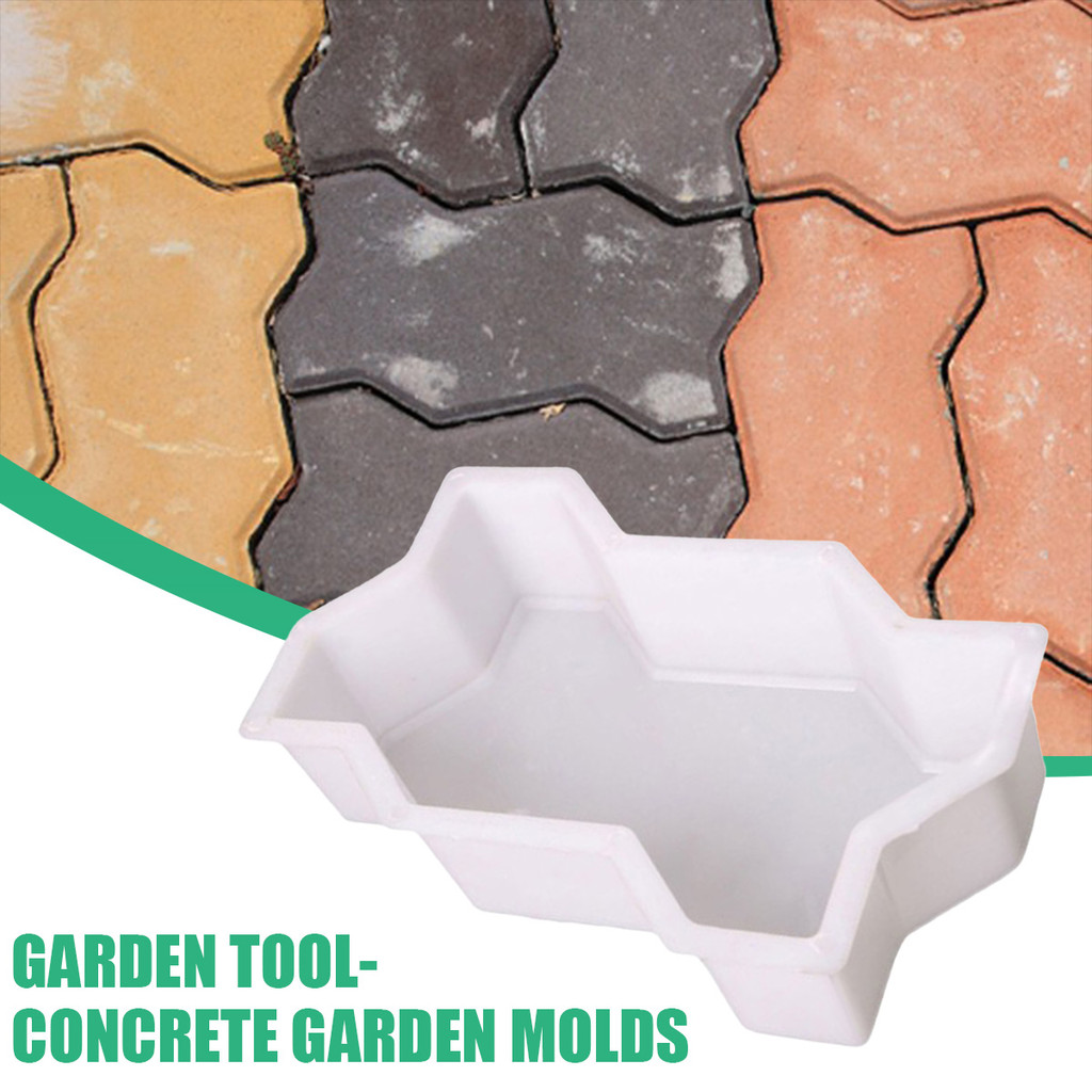 Cetakan Paving Blok Plastik Cetakan Semen Paving cetakan paving Untuk Jalan Setapak Taman Brick Type