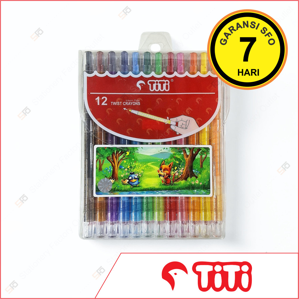 

Crayon Twist Titi isi 12 - Krayon Putar - SFO Semarang Official