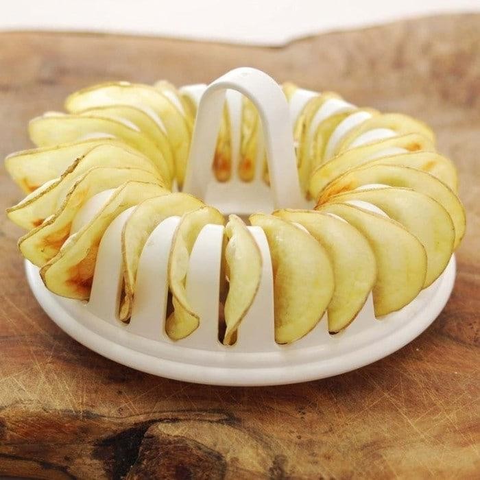 nibless Alat Pemotong Kentang tipis crispy Potato Slicer chip maker