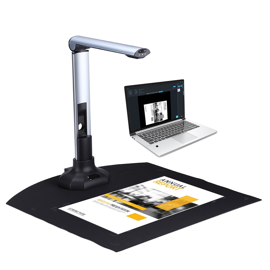

Document Scanner 10MP HD Foldable Portable Document Camera for Bills ID Cards Books Magazines document camera high definition