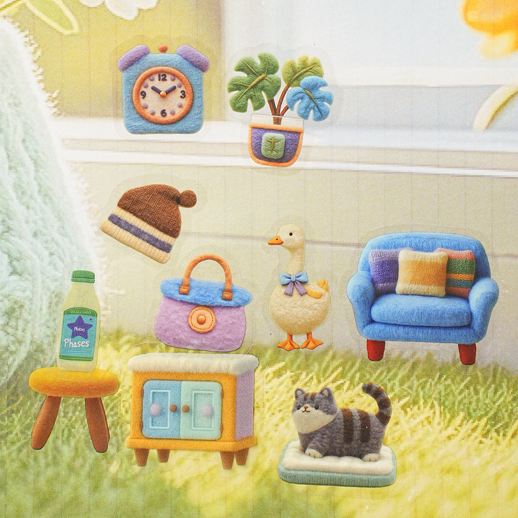 

30 pcs/pack Cartoon House Decoration Frames Sticker Pack Collage Journal Stickers Scrapbooking Material Office Stationery