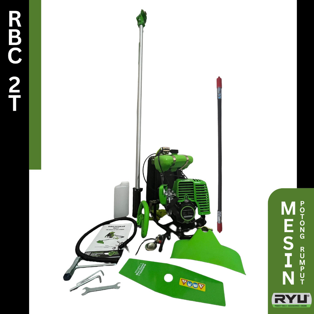 RYU RBC2T BRUSH CUTTER 2 STROKE MESIN POTONG RUMPUT 2 TAK / MESIN POTONG RUMPUT RYU 2 TAK