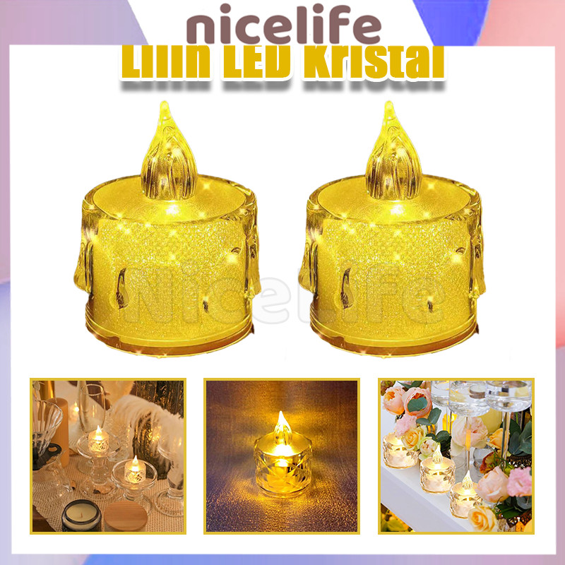 Lampu Lilin LED / Dekorasi Rumah / Lampu Lilin LED