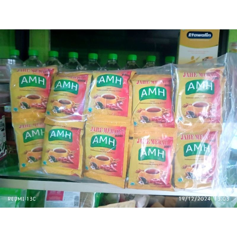 

1 renceng 12 sachet Jahe Merah AMH | Minuman jahe merah herbal - ARM