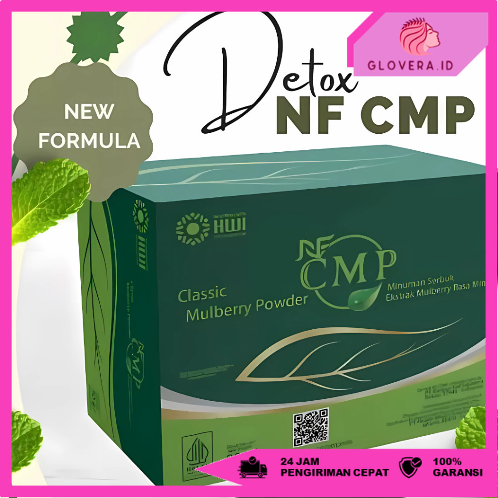 CMP CHLOROPHYLL MINT POWDER  HWI BUBUK MINUMAN OBAT PELANGSING BADAN SERBUK MINUMAN PERAWATAN TUBUH 