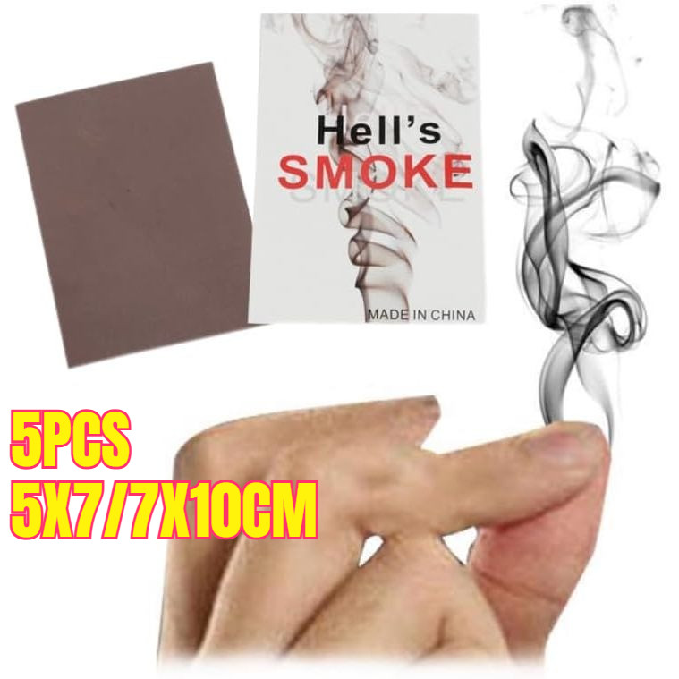 5PCS Alat sulap Hells smoke sulap mengeluarkan asap 5*7/10*7 CM