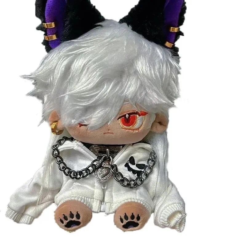 Genshin Impact Cyno 20cm Cute Cotton Doll Game Peripheral Toys Plush Dress-up Puppet Creative Birthd