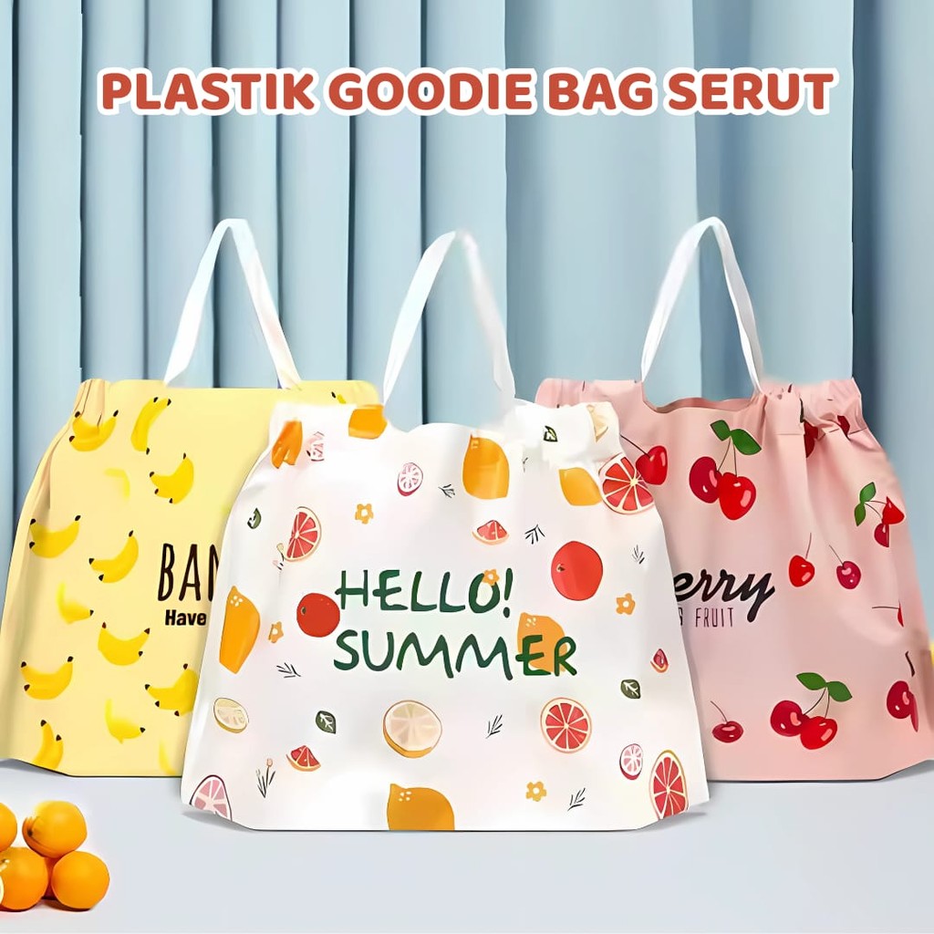 

Goodie Bag Plastik Serut Ulang Tahun Tas Bingkisan Hampers Snack Hajatan Souvenir Aesthetic Anak