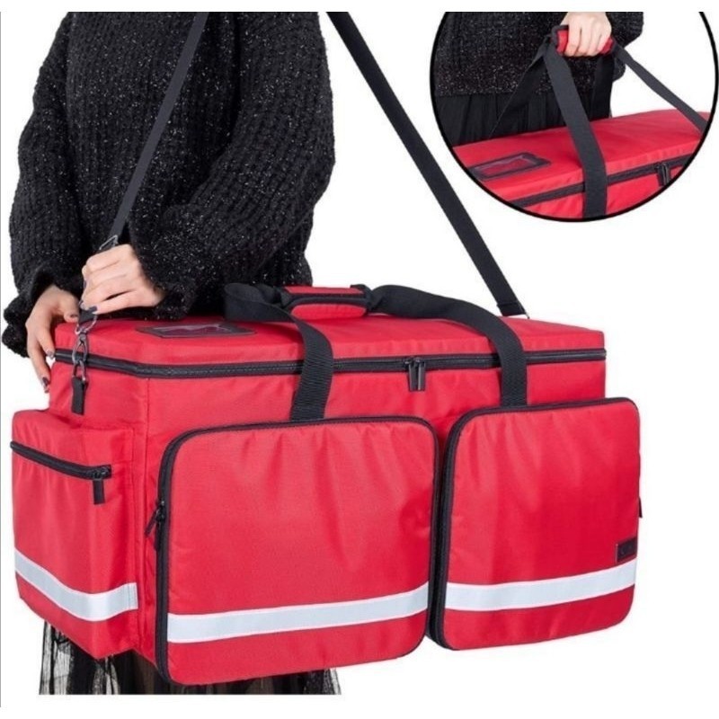 tas emergency pembawa tabung oxigen - tas selendang penyimpan alat kesehatan tabung oksigen kecil wa