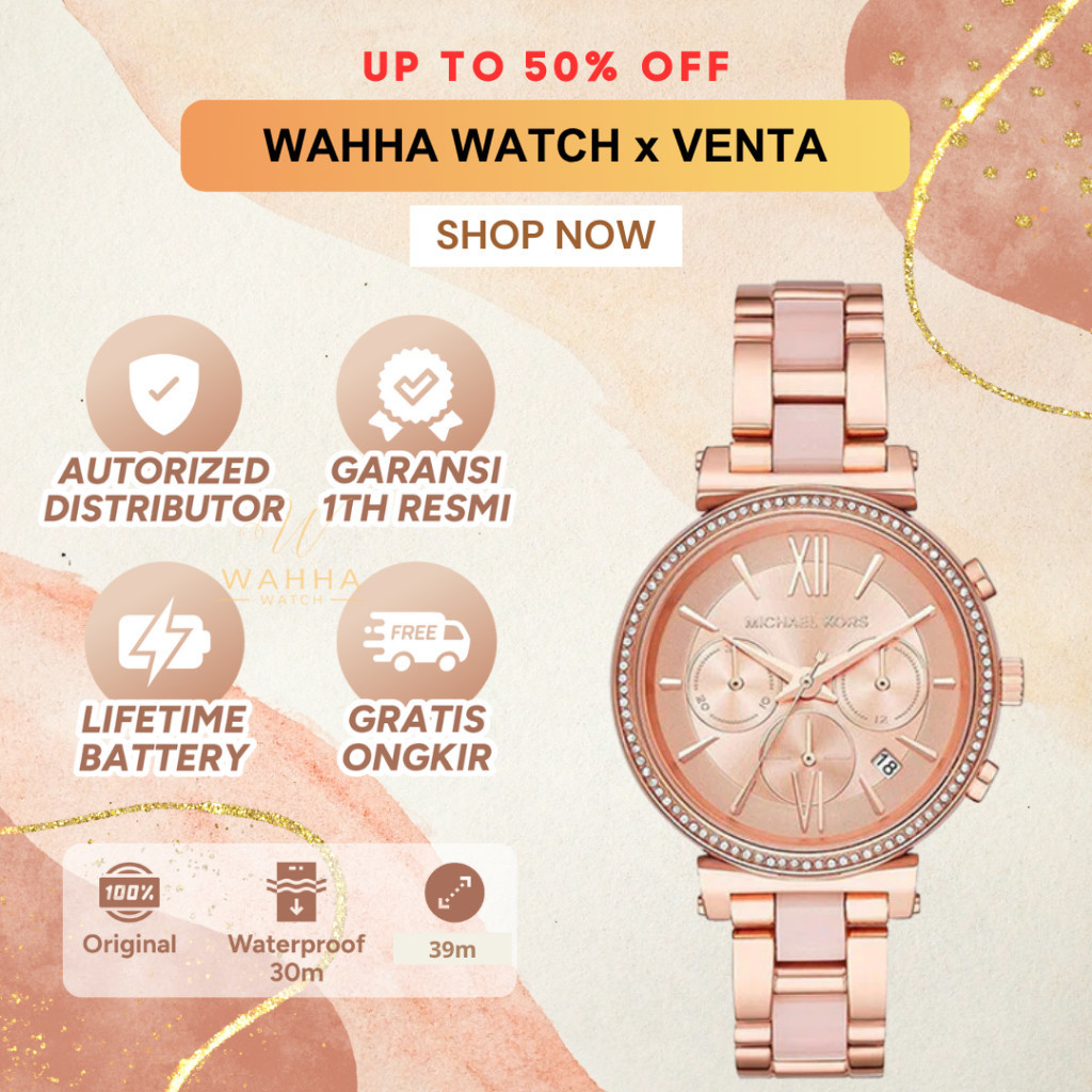 Jam Tangan  MK 6560 Original  Wanita   I [BERGARANSI]