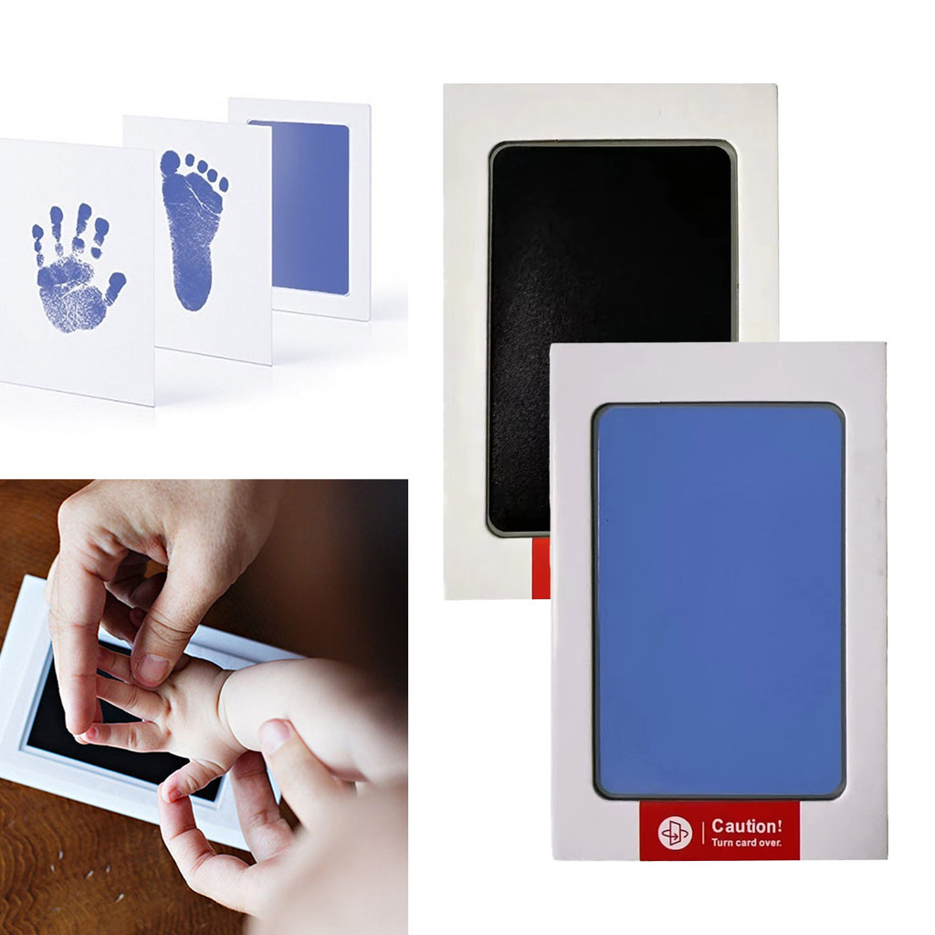 

Sarung kaki dan tangan bayi newborn Cap Tangan Kaki Bayi Bantalan Tinta Cap Telapak Bayi untuk Memperingati