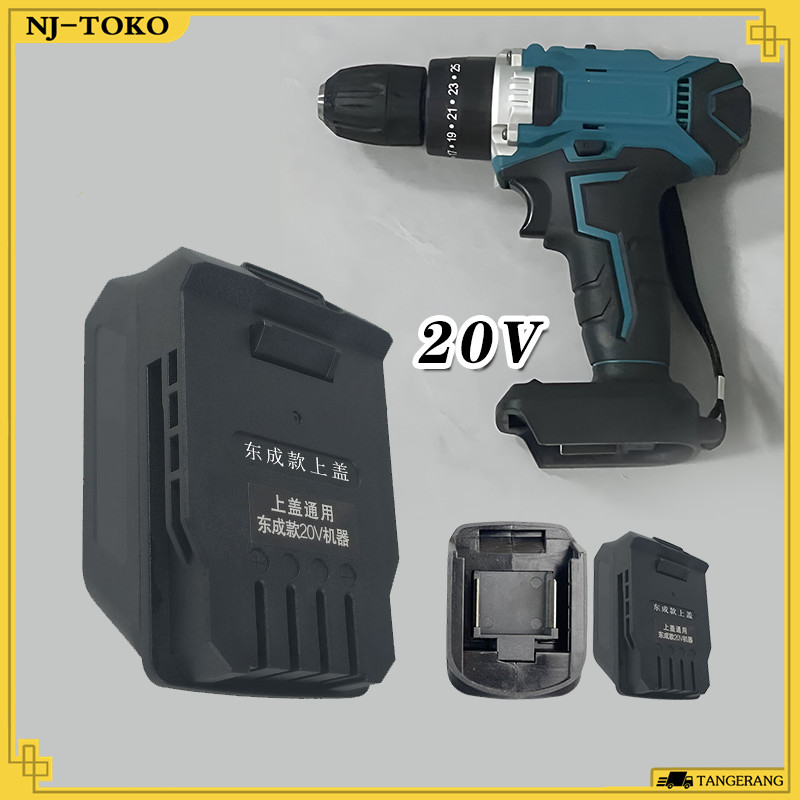 Tahan Lama Adapter Converter LXT MAKITA TO Dongcheng/DCA/DCK 20V Powertool Warna Hitam