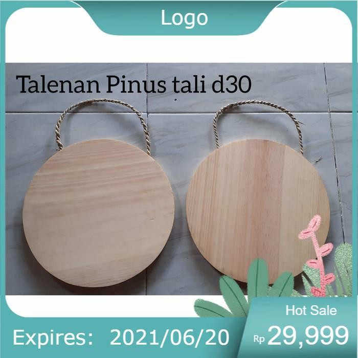 Talenan Bulat Tali D30 cm/Talenan Lukis /Talenan Tali D30 mcw16 mcw15