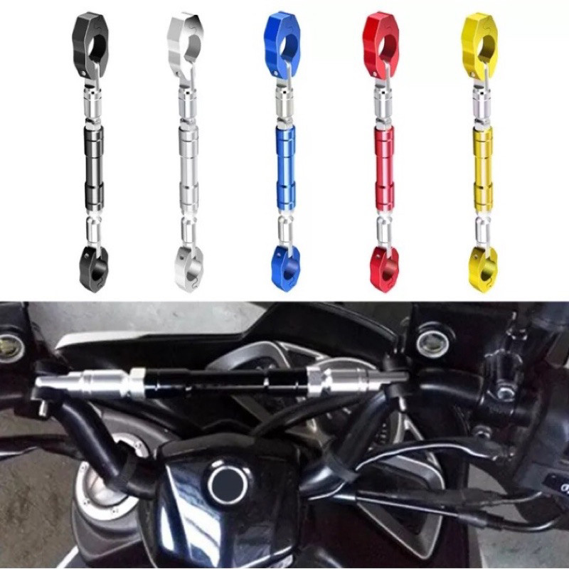 LOGICGARASI88 STABILIZER STANG PALANG STANG FATBAR STELAN CNC UNIVERSAL SEMUA MOTOR PCX VIXION  beat