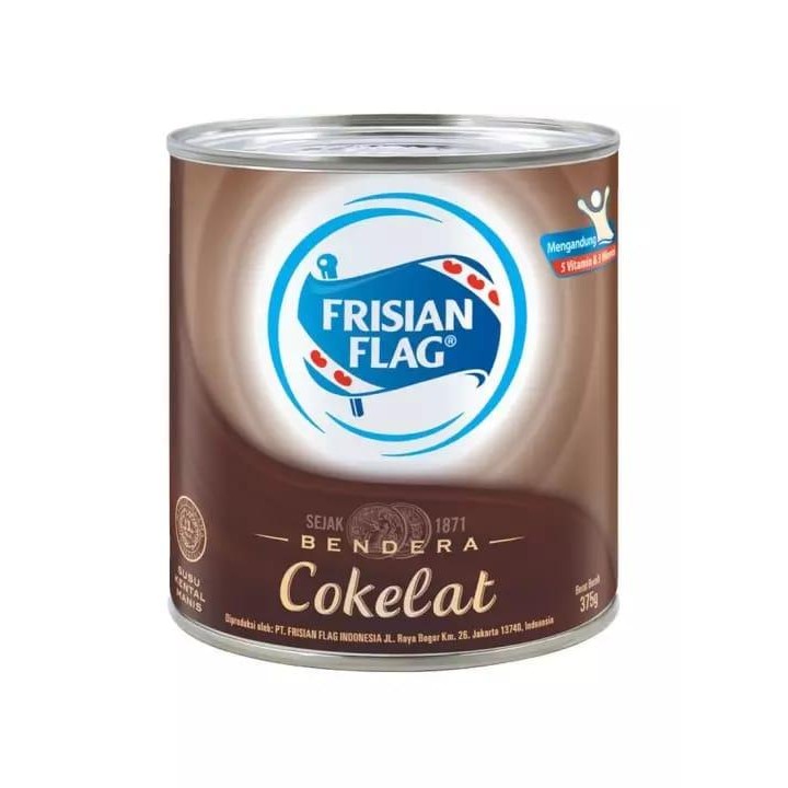 

FRISIAN FLAG SUSU KENTAL MANIS COKLAT - SUSU BENDERA KALENG 370 gram