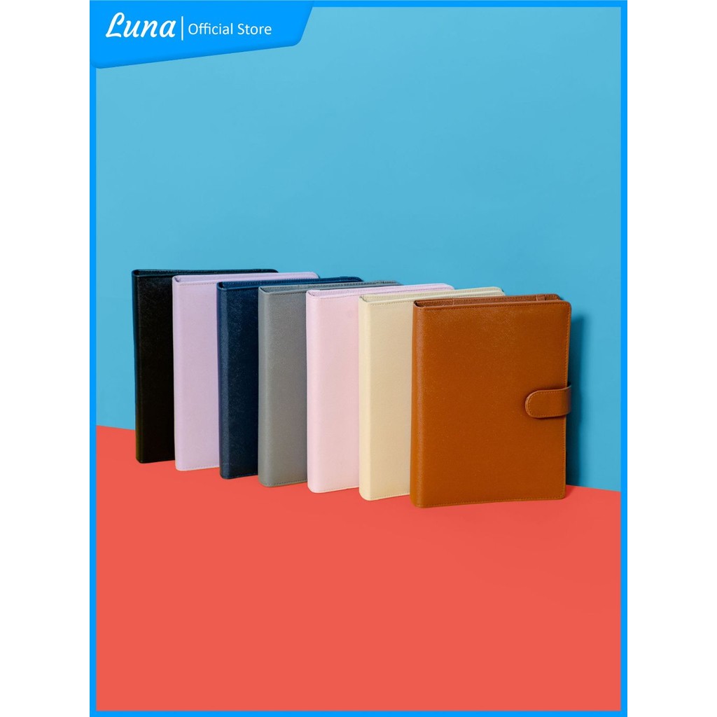 

Luna Binder Kuliah Polos Aesthetic A5 dengan Ring 20 Buku Agenda Catatan Kuliah Remaja
